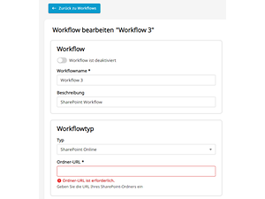 TA Cloud Capture Workflow bearbeiten