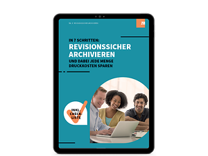 Teaser_Mini-Möhre_In 7 Schritten Revisionssicher Archivieren und dabei jede Menge Druckkosten sparen