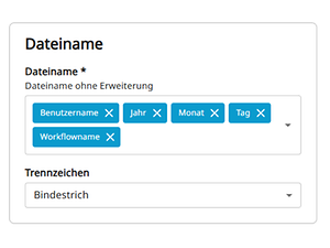 TA Cloud Capture_Eigenschaften auswählen